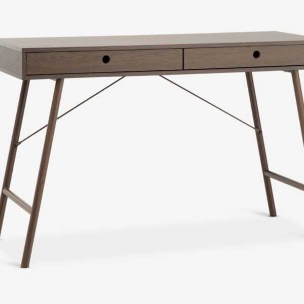 საოფისე მაგიდა LINDVED 48x120სმ მუქი ხისფერი