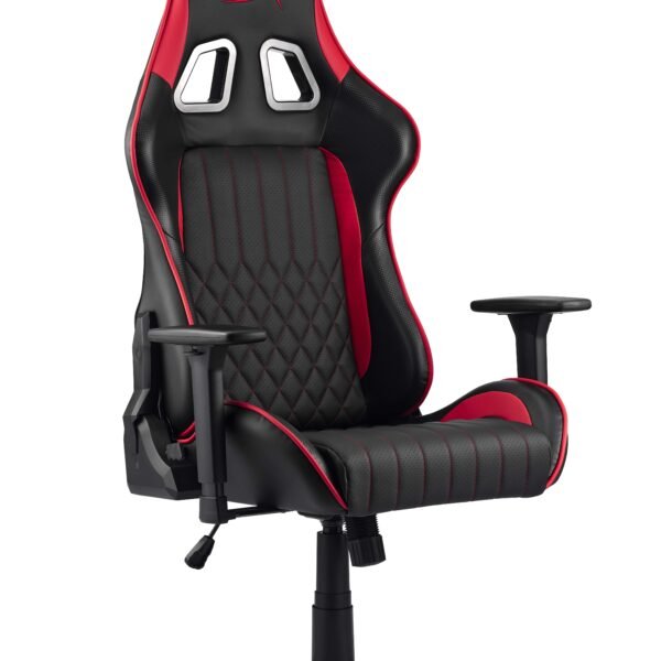 HyperX სავარძელი BLAST CORE, PU ტყავი, 1D სახელურები, შავი-წითელი