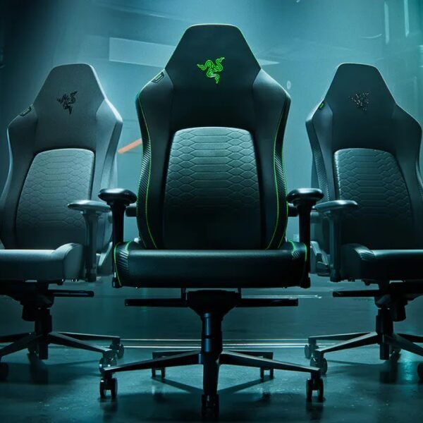 Razer-ის სკამი Iskur V2 EPU ტყავის, 4D სახელურებით, შავი - Image 4