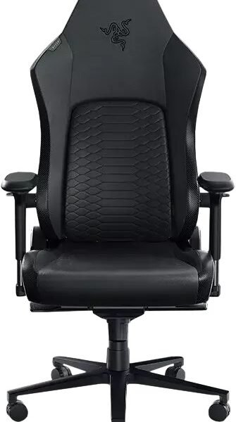 Razer-ის სკამი Iskur V2 EPU ტყავის, 4D სახელურებით, შავი